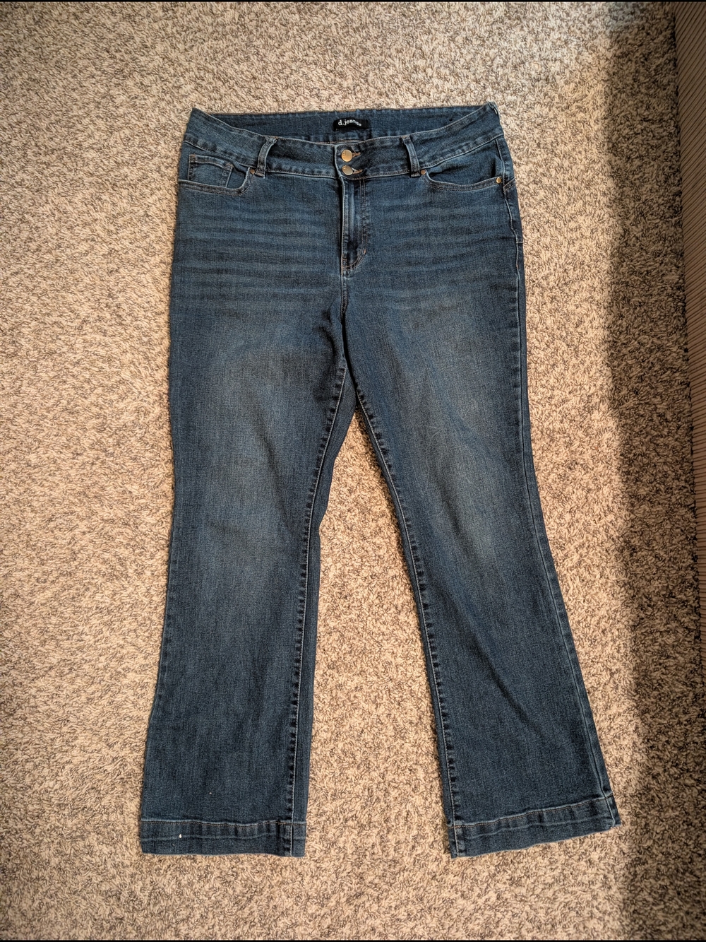 d. jeans Women’s Dark Blue Boot Cut Jeans
